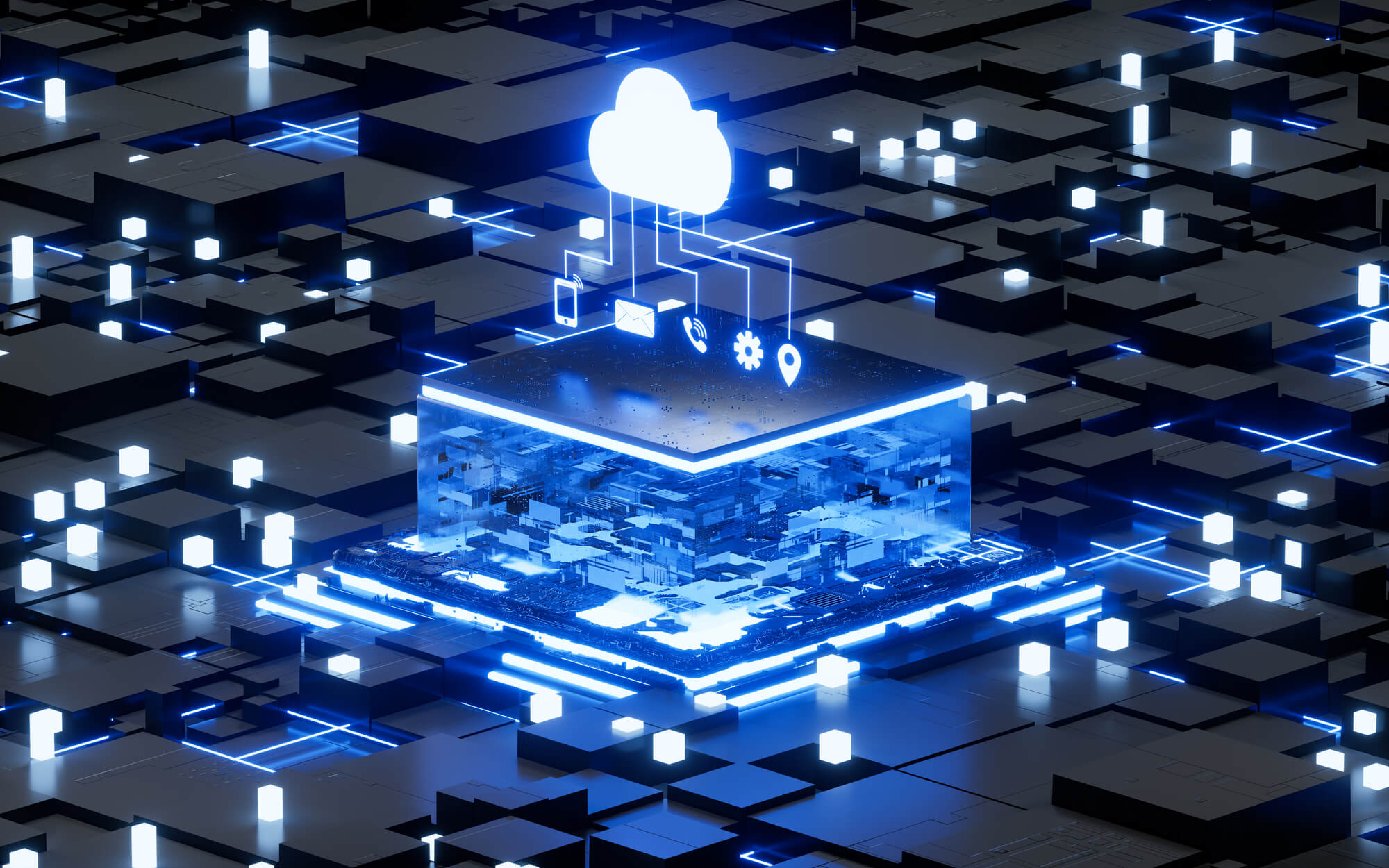 cloud-computing-glowing-electronic-chips-3d-rendering